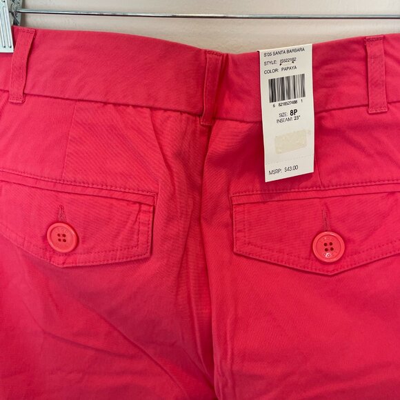 NWT IZOD capris 23" size 8P - bright pink - golf stretch - Picture 8 of 10